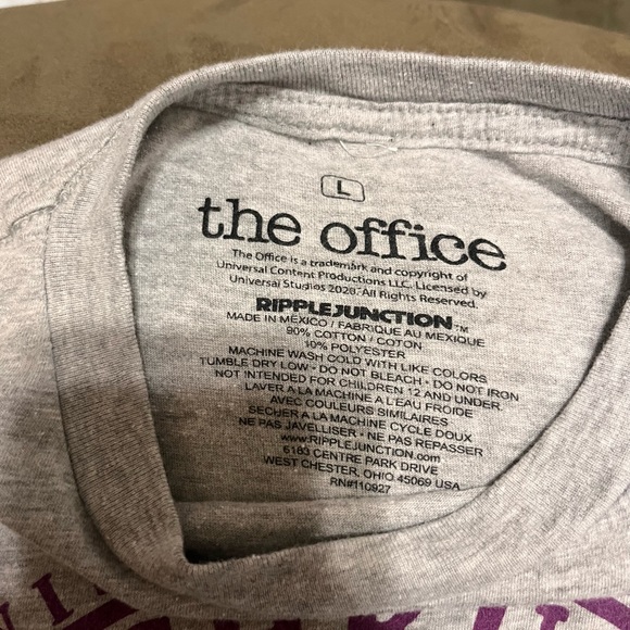 The Office short sleeve tee, size L - Picture 3 of 3